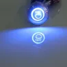 16mm LED illuminé autobloquant étanche bouton de poussée interrupteur en acier inoxydable